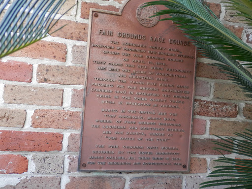  The Louisiana Jockey Club composed of prominent New Orleans citizens, opened the Fair Grounds Course on April 13, 1872. They chose this site which previously had been the scene of Agricultural...