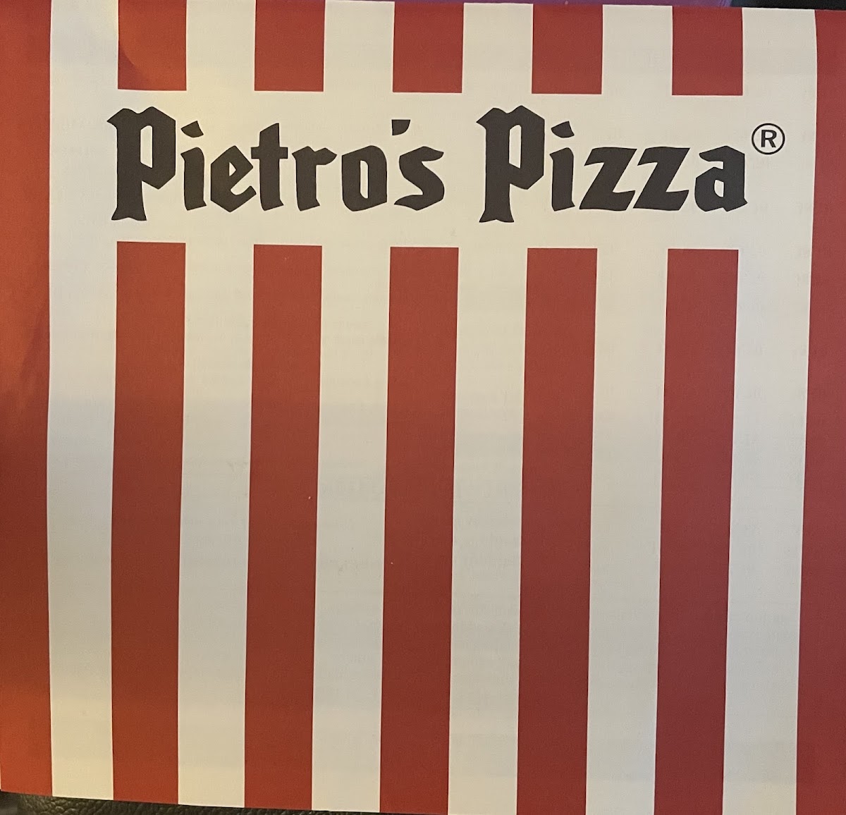 Gluten-Free at Pietro's Pizza