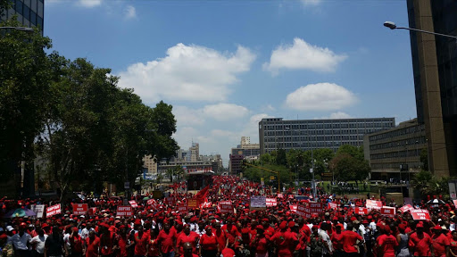 EFF marching on the Constitutional Court. File photo.