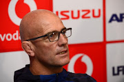 John Mitchell (Coach) during the Vodacom Bulls training session and press conference at Loftus Versfeld on April 19, 2018 in Pretoria, South Africa. 