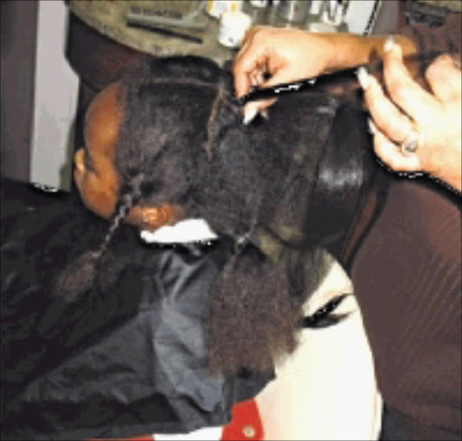 HAIR CUT: Don't sneeze in a hair salon