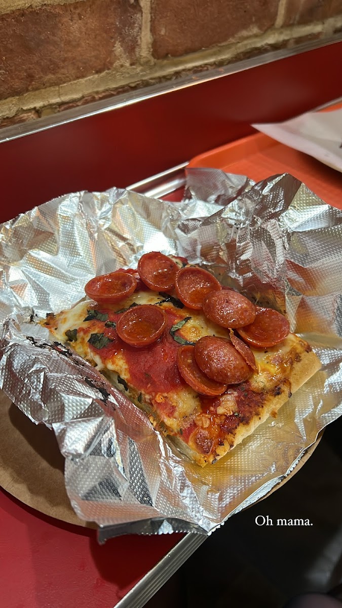 Gluten-Free Pizza at Vito's Slices and Ices