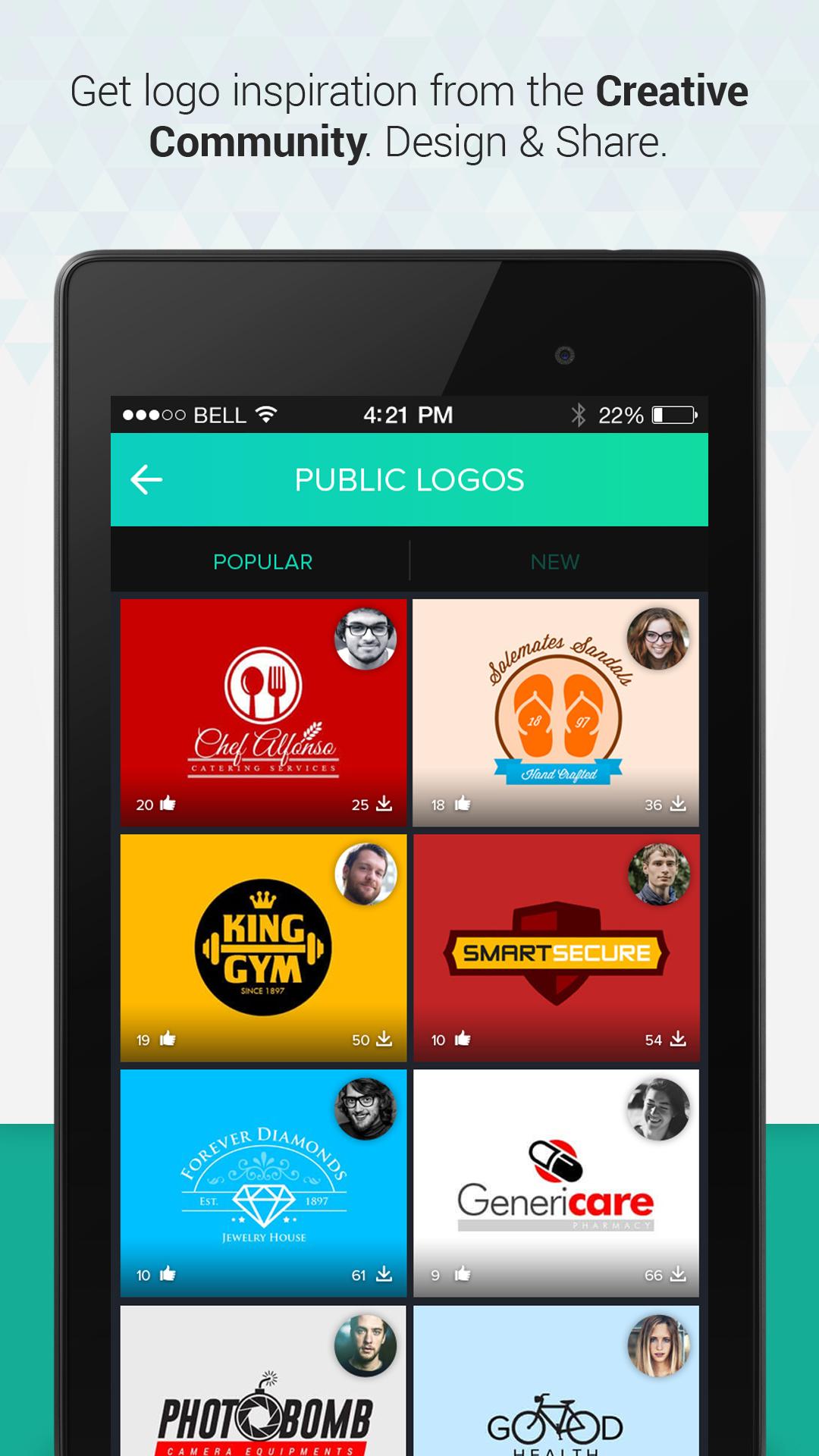 Android application Logo Maker &amp; Logo Creator screenshort