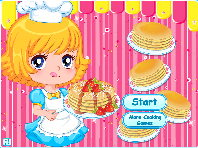 Android application cookies cooking girls game screenshort