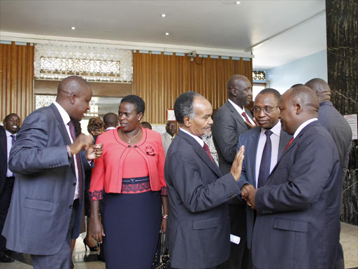 MPS and Senators during a joint kamukunji in parliament./FILE