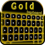 Gold Keyboard Theme Apk