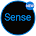Sense 7 Black/Blue cm12 theme