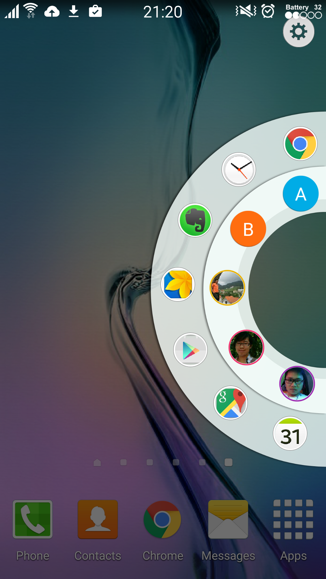 Android application Edge Circle for Note &amp; S6 Edge screenshort