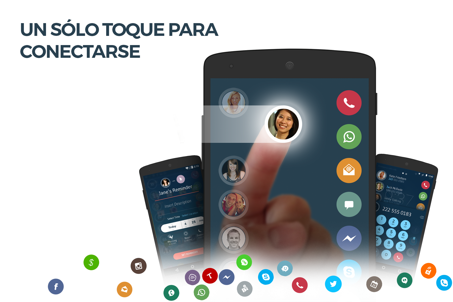 Android application Contacts, Phone Dialer & Caller ID: drupe screenshort