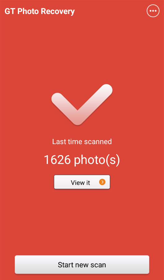    GT Photo Recovery- screenshot  
