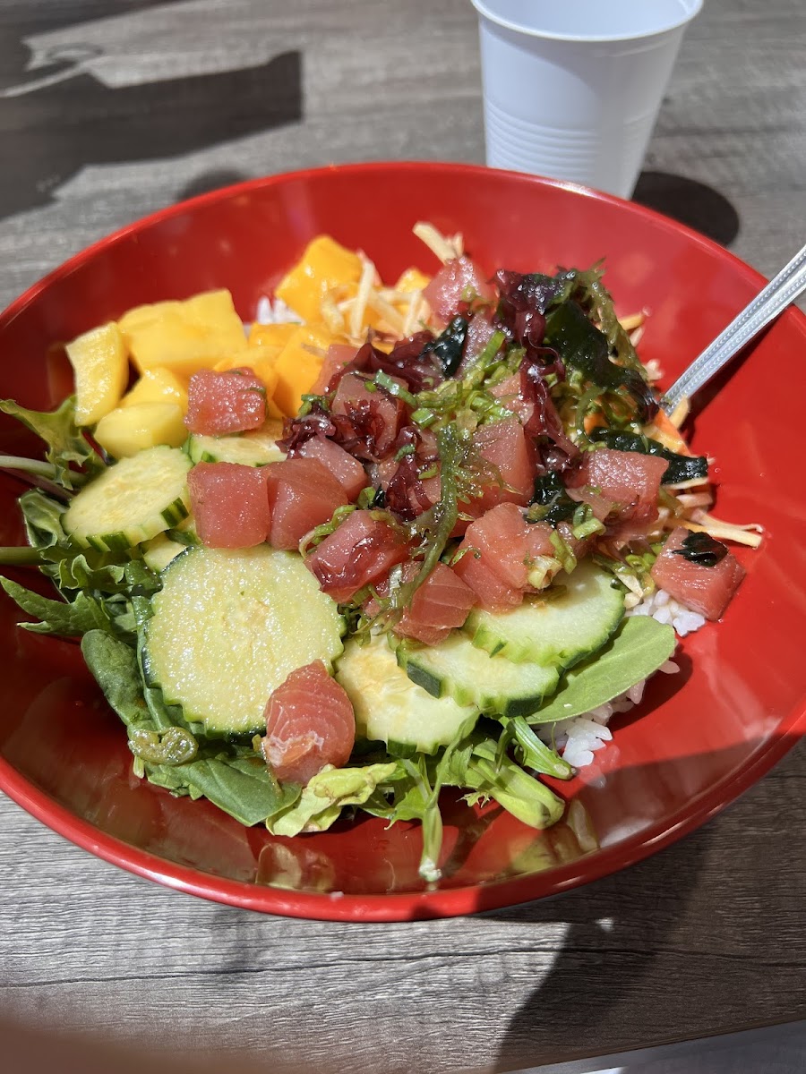 Gluten-Free at Asuka Ramen & Poke