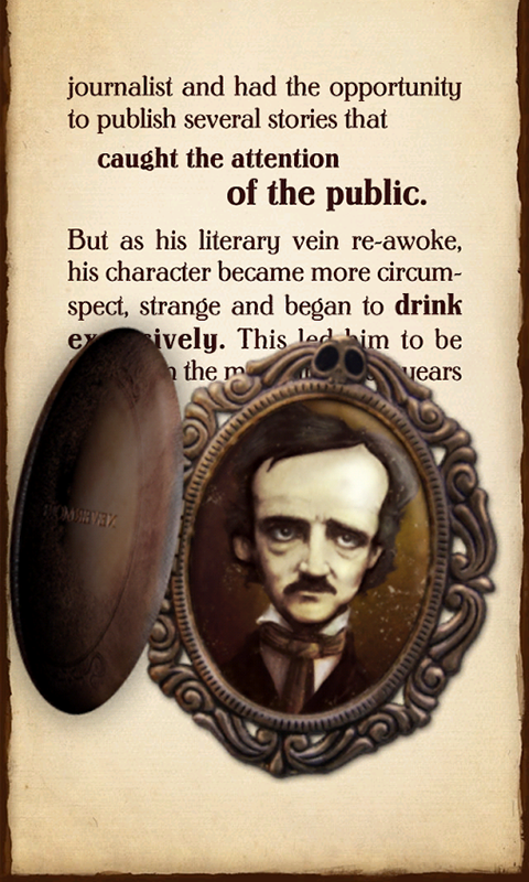    iPoe 1 - Edgar Allan Poe Tales.- screenshot  