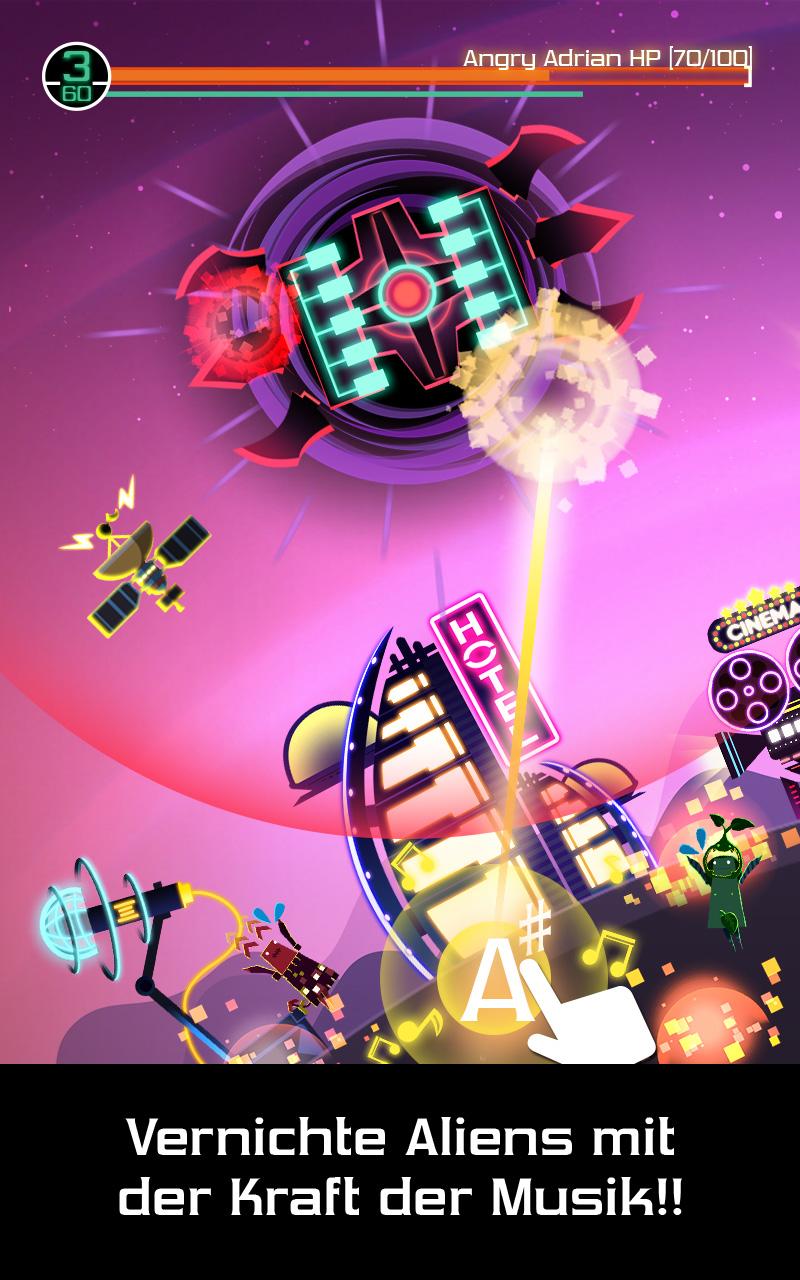 Android application Groove Planet Beat Blaster MP3 screenshort