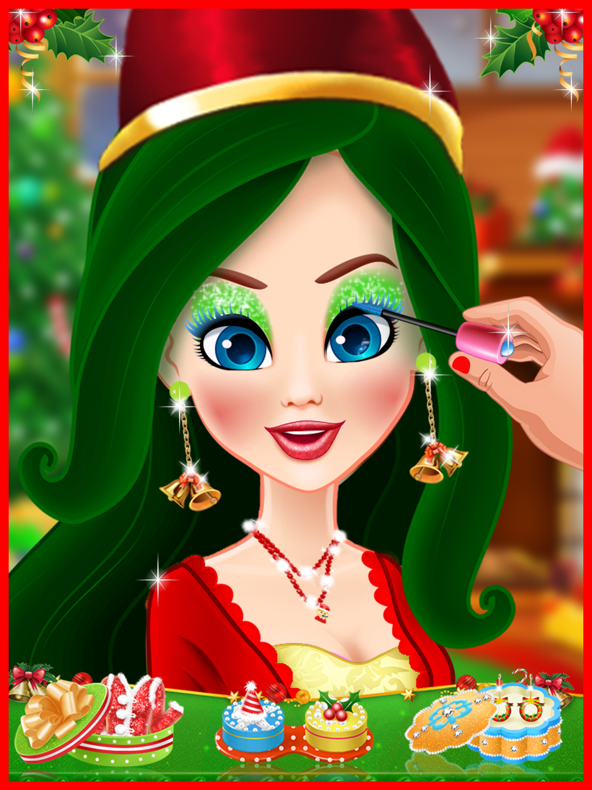 Android application Christmas Holiday Makeover screenshort