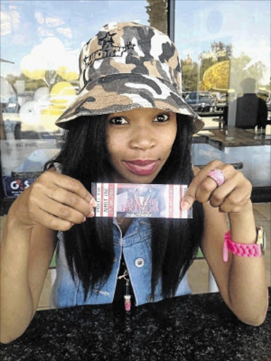 NOT AFRAID: Fifi Cooper wants to make an impression in the music industry as a lady rapper