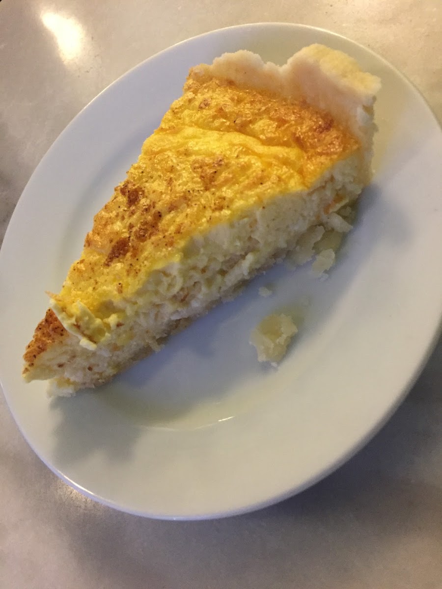 Cheese quiche