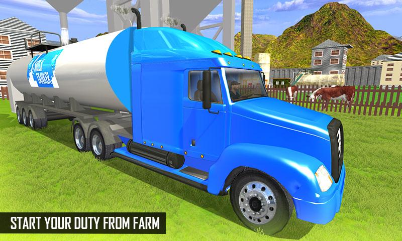 Android application OffRoad Milk Transporter Truck screenshort