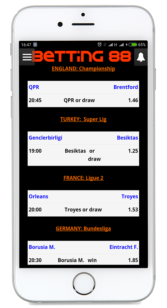 Android application Betting 88 Tips screenshort