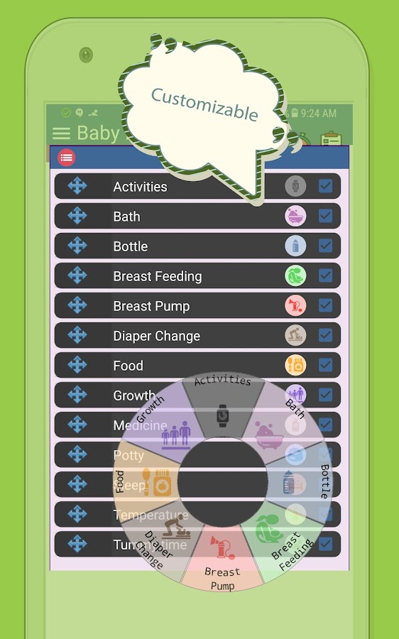 Baby Info - Baby development and feed tracker app — приложение на Android