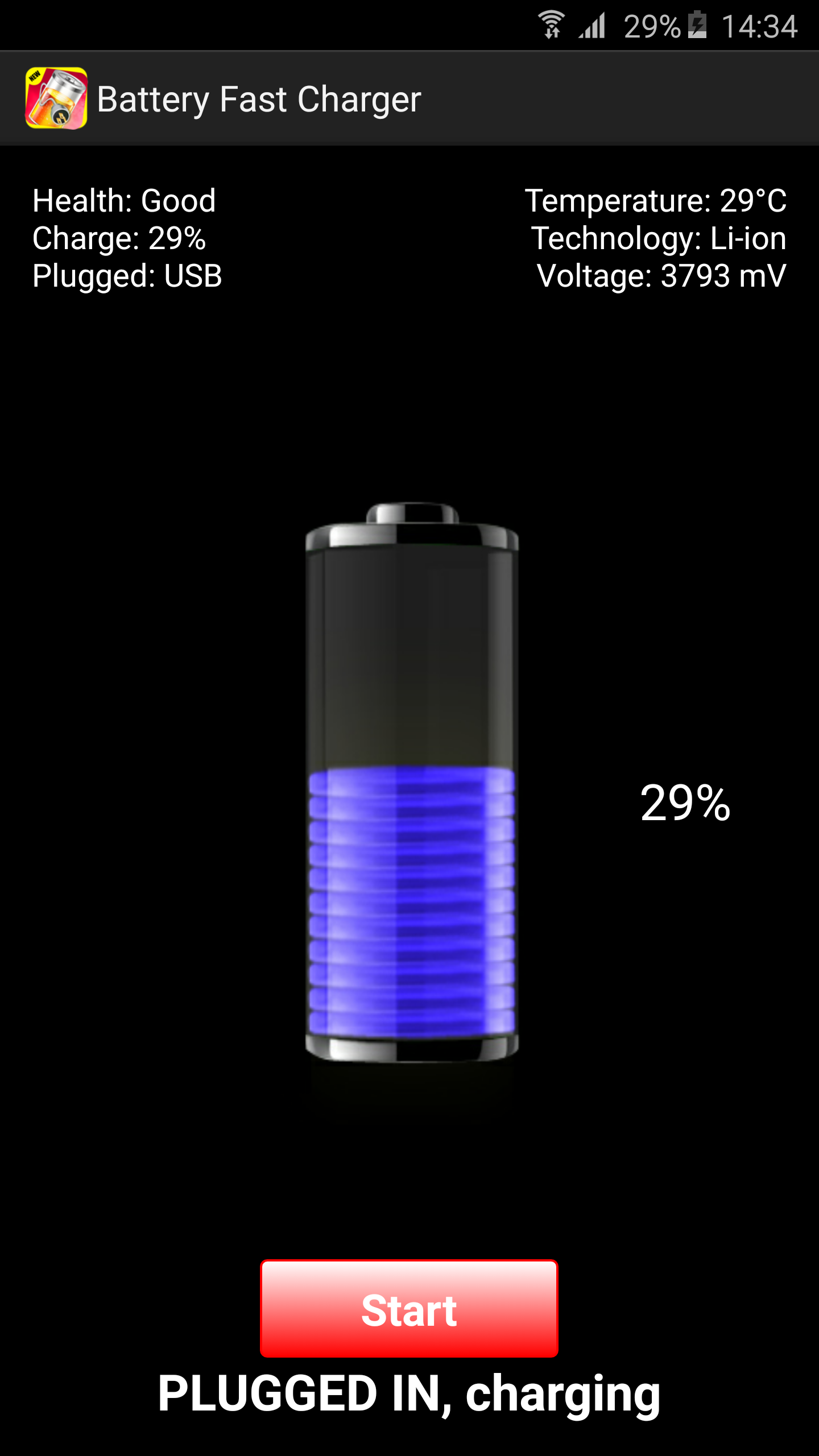 Android application Battery Fast Charger screenshort