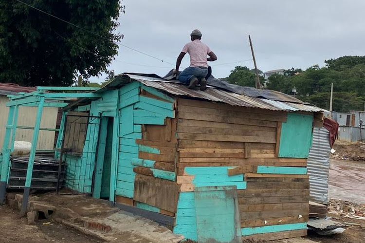 Hero lost his house but others were able to make repairs.