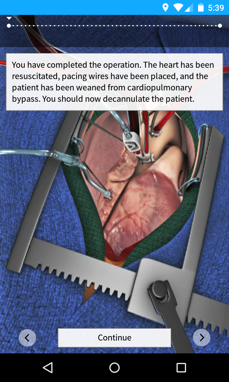 Android application Touch Surgery: Surgical Videos screenshort