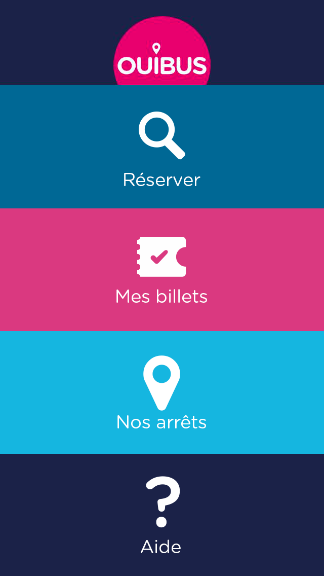 Android application OUIBUS – Travel by bus screenshort