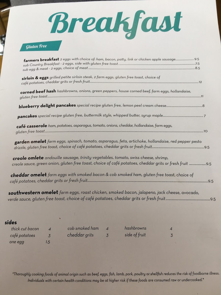 GF menu 6/2018 page 1
