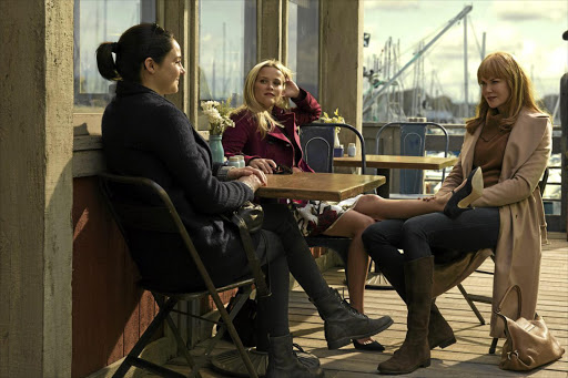 Shailene Woodley, Reese Witherspoon and Nicole Kidman in the miniseries 'Big Little Lies'.