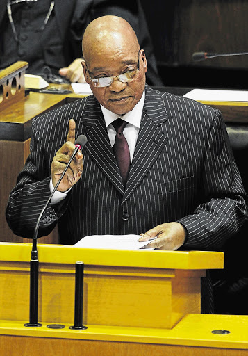 File photo of President Jacob Zuma.
