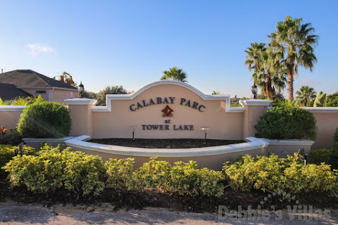 Entrance to Calabay Parc at Tower Lake, a popular gated community in Haines City