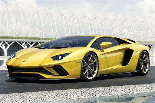 The interior of the Lamborghini Aventador S