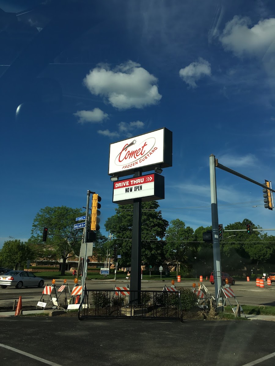 Gluten-Free at Comet Frozen Custard & Coffee