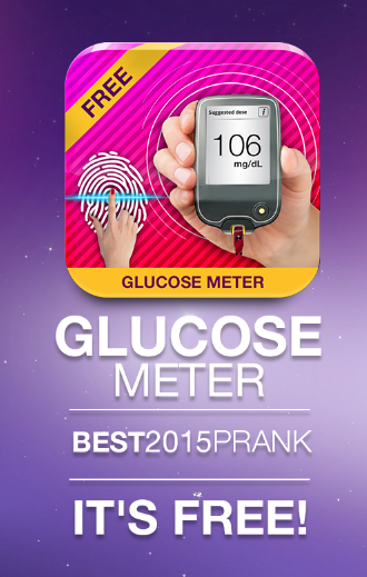 Android application Glucose Meter Prank screenshort