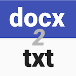 DocX To Txt Document Converter Apk