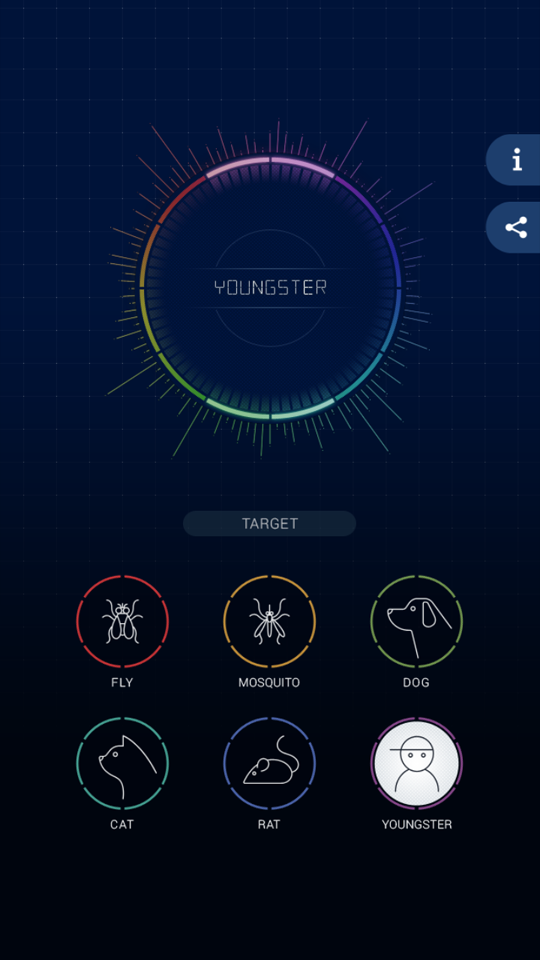 Android application Ultrasound Barrier screenshort