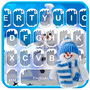 Download Blue Christmas Keyboard Theme For PC Windows and Mac