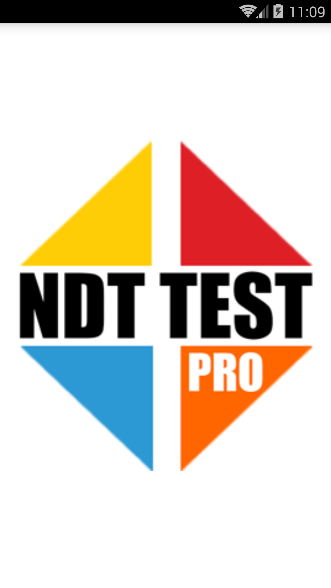 Android application NDT Test Pro screenshort