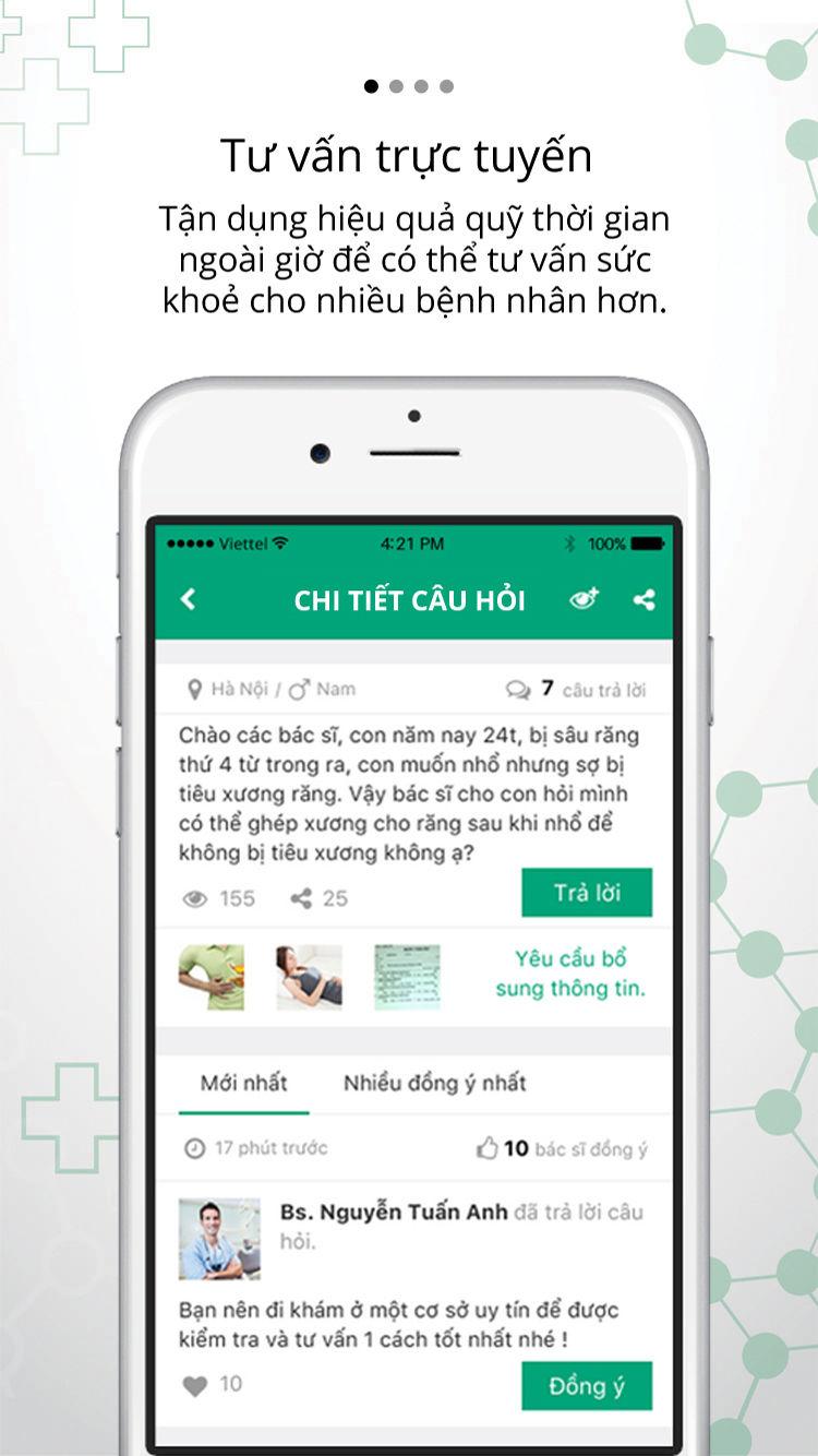 Android application Udoctor - Dành cho Bác sĩ screenshort