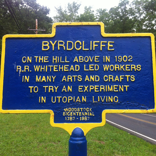 Byrdcliffe - On the hill above in 1902 R.R. Whitehead led workers in many arts and crafts to try an experiment in utopian living.