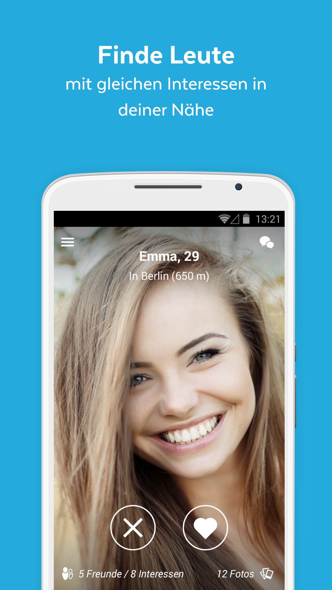 Android application VOO Dating App - Free Match screenshort