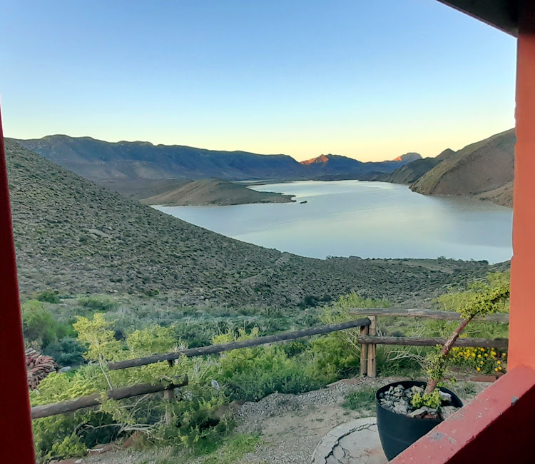 View from my cottage at Gamkapoort Dam. Picture: NICK YELL