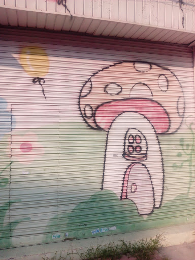 蘑菇壁画