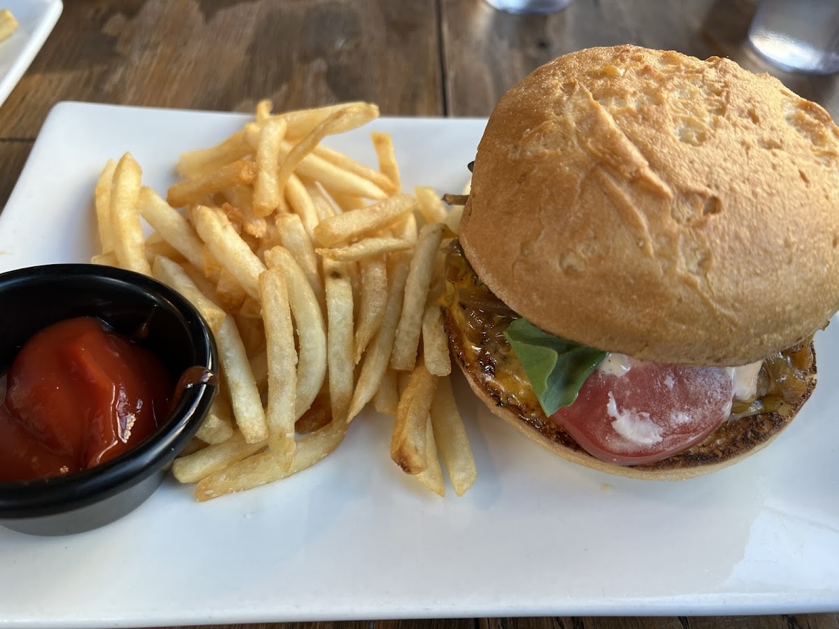 Gluten-Free Burgers at Buck Wild Brewing & Taproom