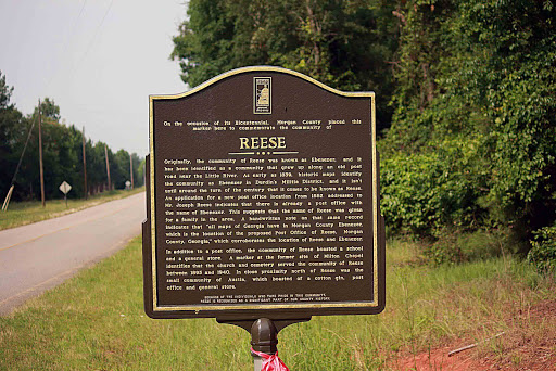 On the occasion of its Bicentennial, Morgan County placed this marker here to commemorate the community of Reese Originally, the community of Reese was known as Ebenezer, and it has been...