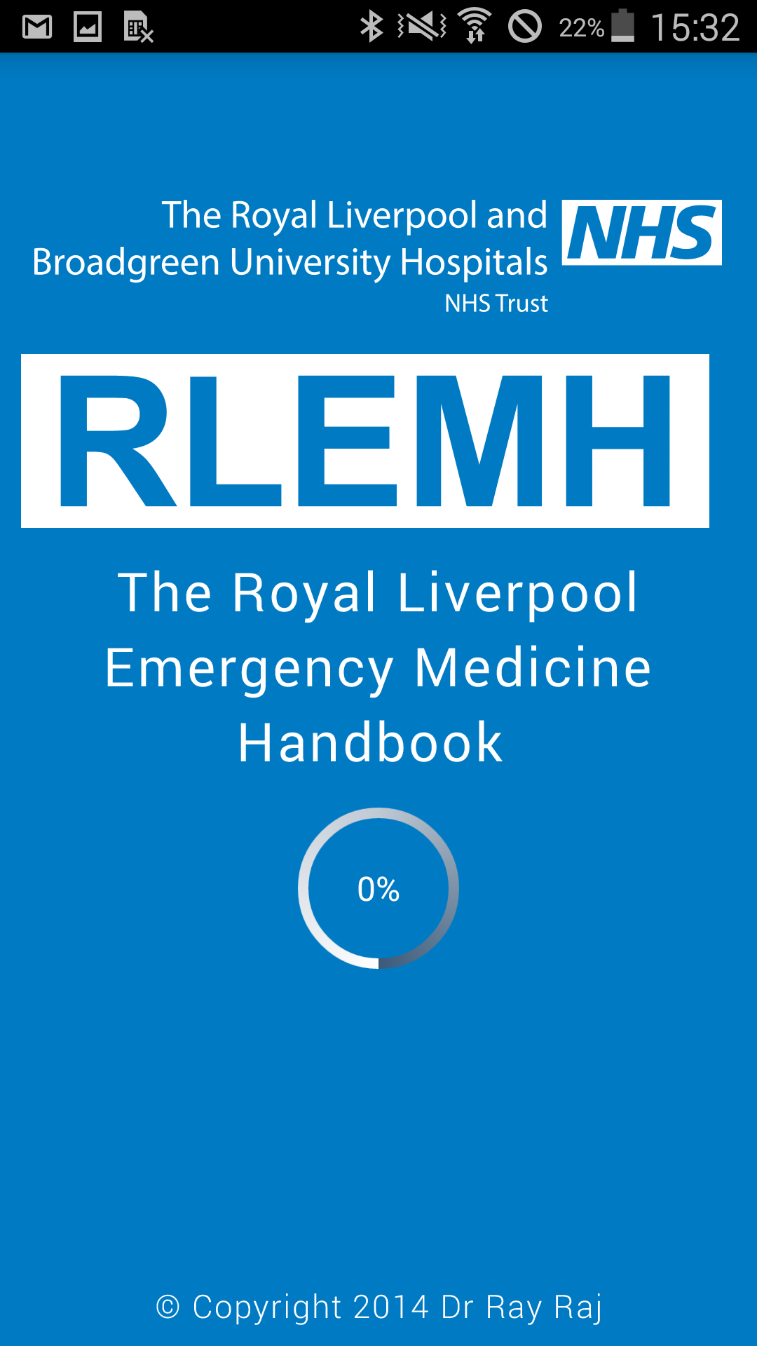 Android application Royal Liverpool Emergency App screenshort