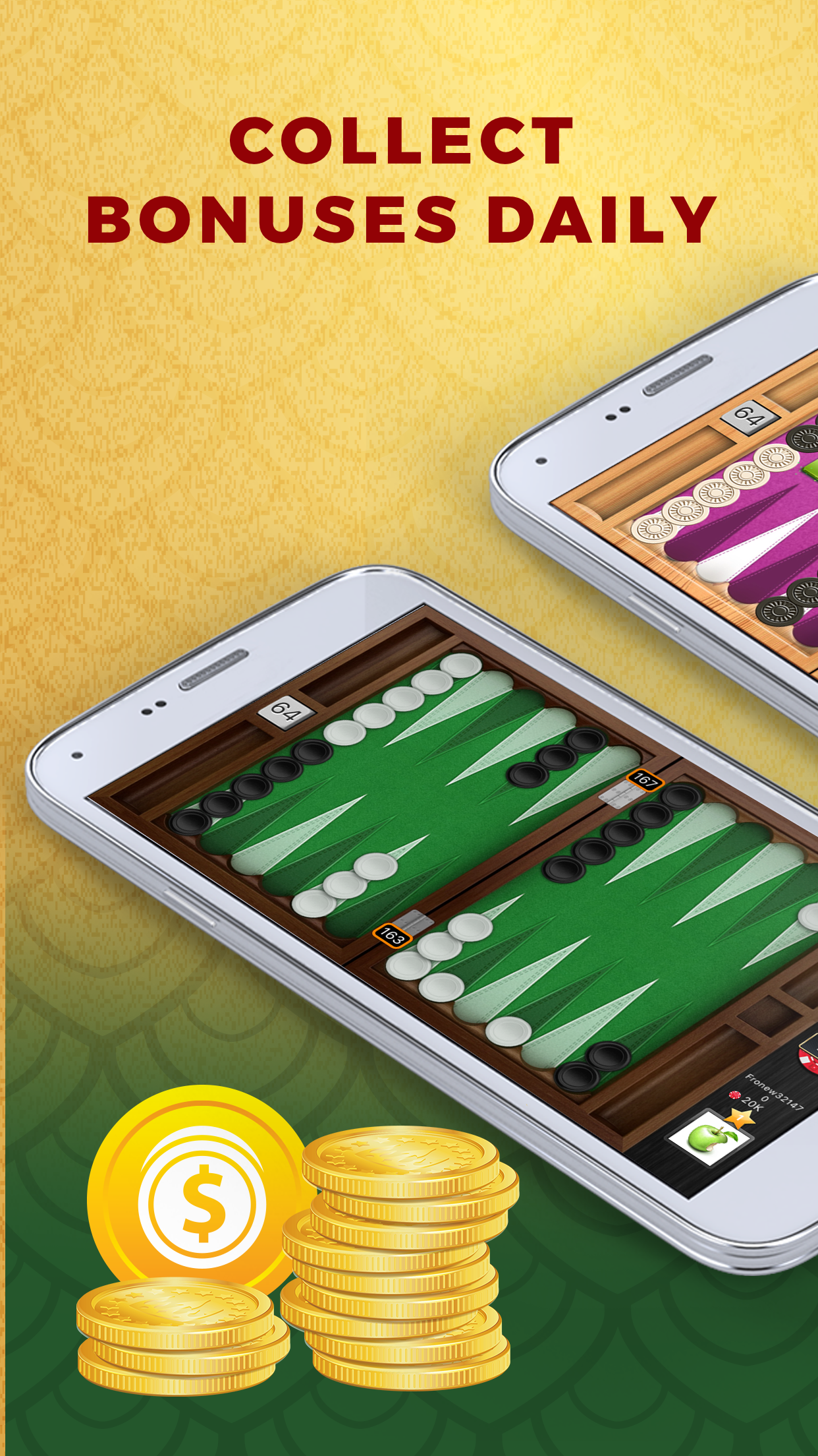 Android application PlayGem Backgammon Play Live screenshort