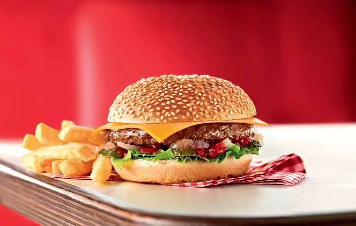 Wimpy's Cheese burger.