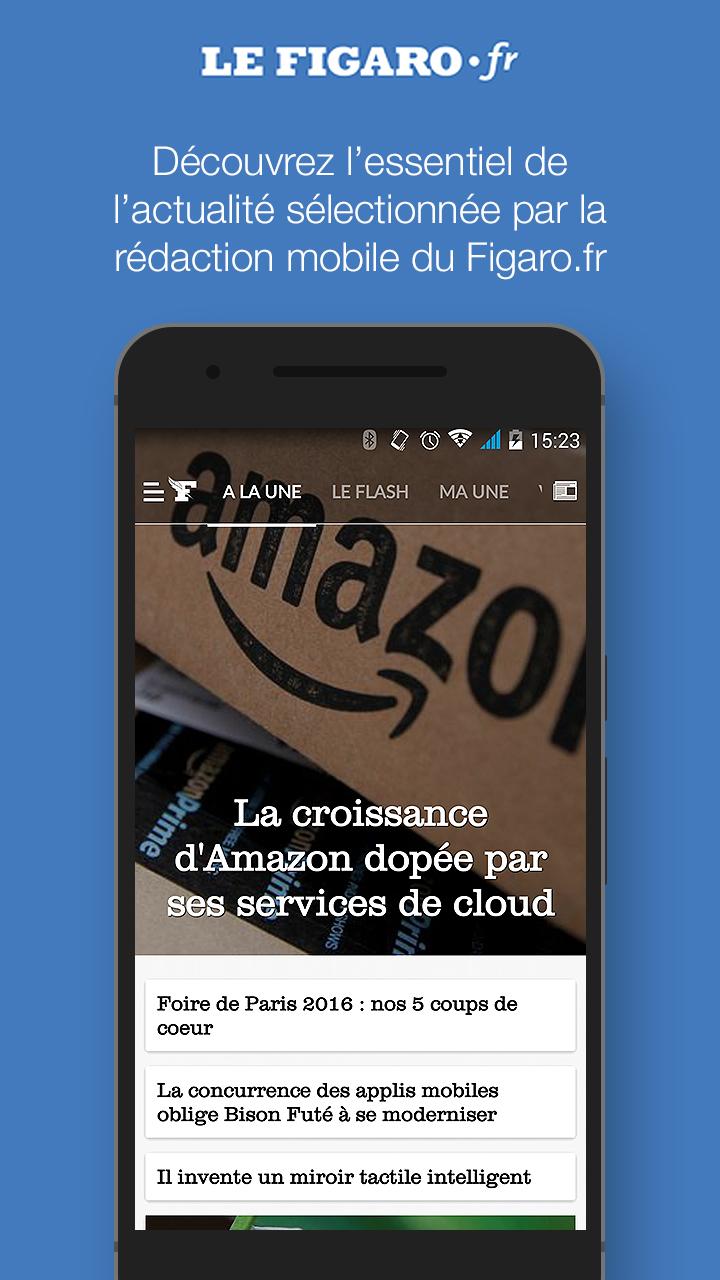 Android application Le Figaro.fr: Actu en direct screenshort