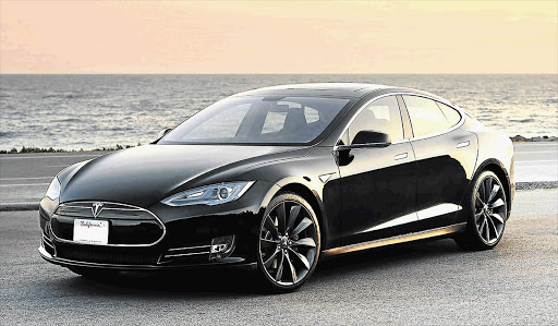 The all-electric Tesla Model S P85D